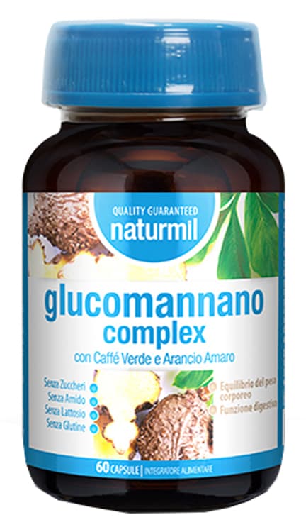 Dietmed Naturmil - Glucomannano Complex Integratore, 60 Capsule