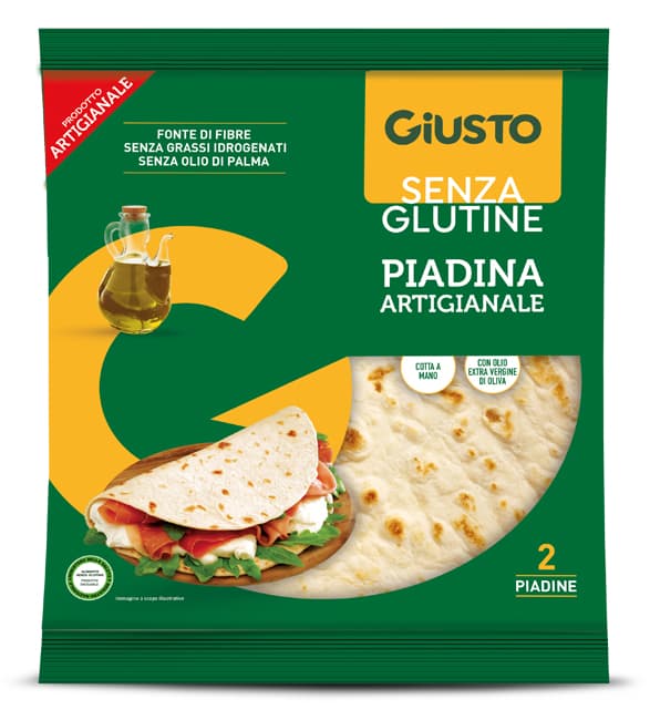 Giusto senza glutine piadina 220 g