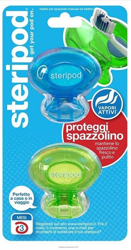 Steripod Proteggi Spazzolino 2 Pezzi