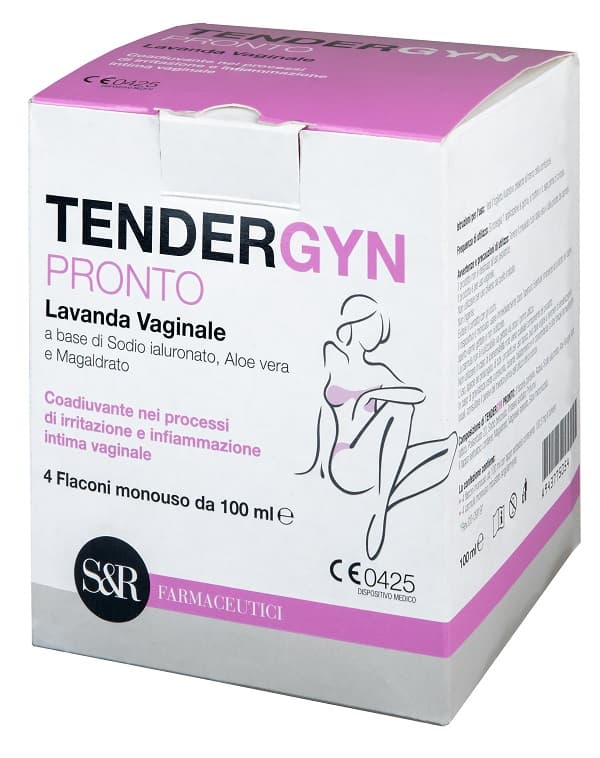 Tendergyn Pronto Lavanda Vaginale 4 Flaconi da 100 ml