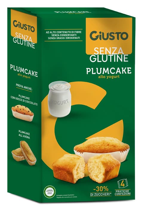Giusto senza glutine plumcake con gocce di cioccolato 160 g