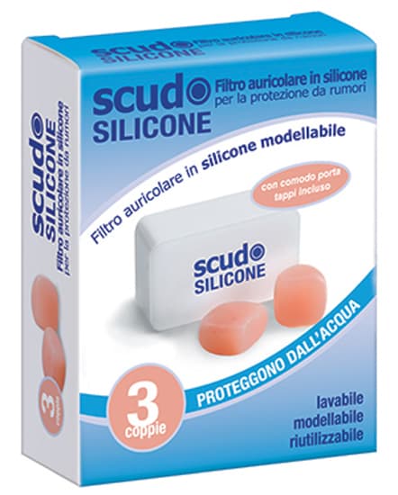 Earplug Scudo Silicone 3coppie 6pz