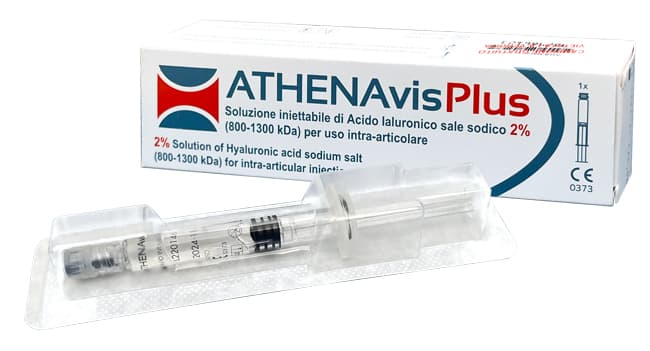 Siringa Intra Articolare Athenavis Plus Acido Ialuronico 2% 40 Mg/2 Ml 1 Pezzo