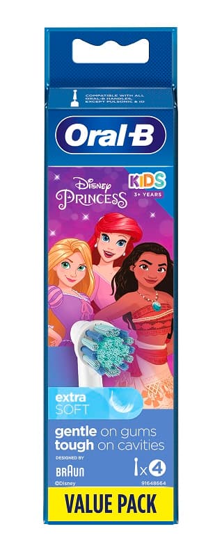 Oralb refill car/micky/principessa 4 pezzi