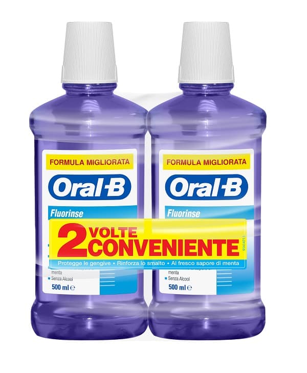 Oral-B Collutorio Fluorinse Duopack 2x500 ml