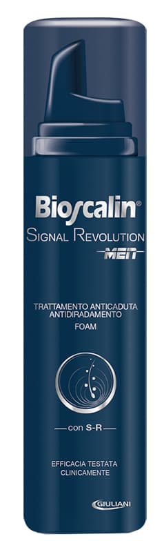 Bioscalin Signal Revolution Men Trattamento Intensivo Anticaduta Antidiradamento Schiuma 75 ml