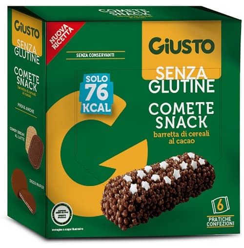 Giusto senza glutine comete snack 120 g