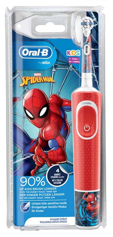 Oral-B Kids Spiderman Spazzolino Elettrico Ricaricabile