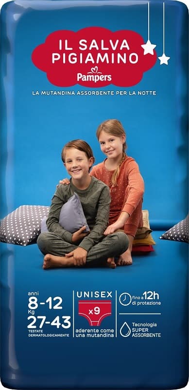 Mutandina pampers baby care salvapigiamino l/xl 9 pezzi