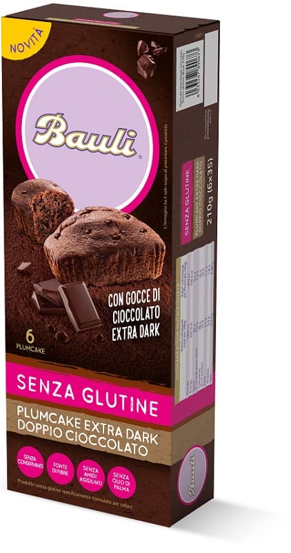Bauli plumcake extra dark doppio cioccolato 210 g