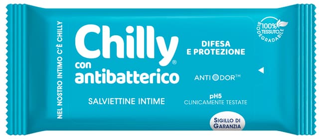 Chilly Salviettine Intime Con Antibatterico 12 Pezzi