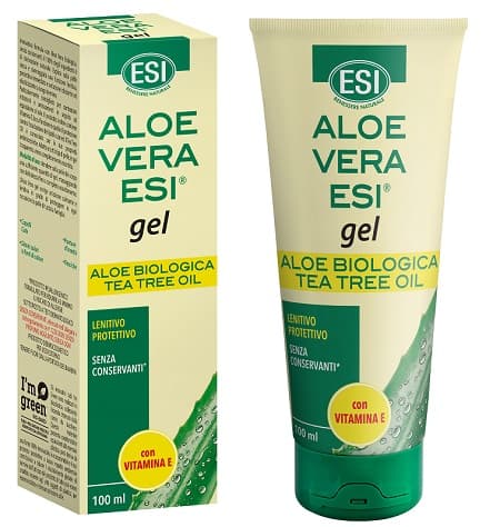 Esi Aloe Vera Gel Con Vitamina E e Tea Tree Oil 100 ml