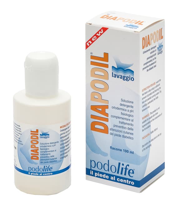 Diapodil Lavaggio Liquido Alterazioni Cutanee Piede Diabetico 100 ml