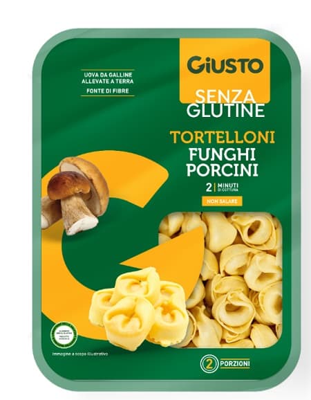 Giusto Senza Glutine Tortelloni ai Funghi Porcini 250 g