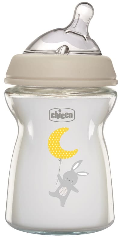 Chicco Biberon Natural Feeling 0M+ Vetro 250 ml