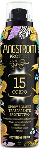 Angstrom Spray Solare Trasparente Corpo SPF 15 Protettivo Limited Edition 150 ml