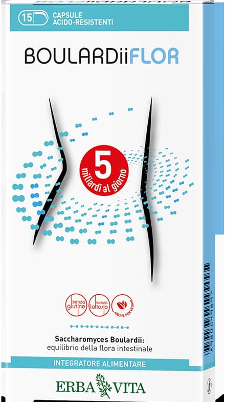 Erba Vita Boulardiiflor Integratore Intestinale 15 Capsule