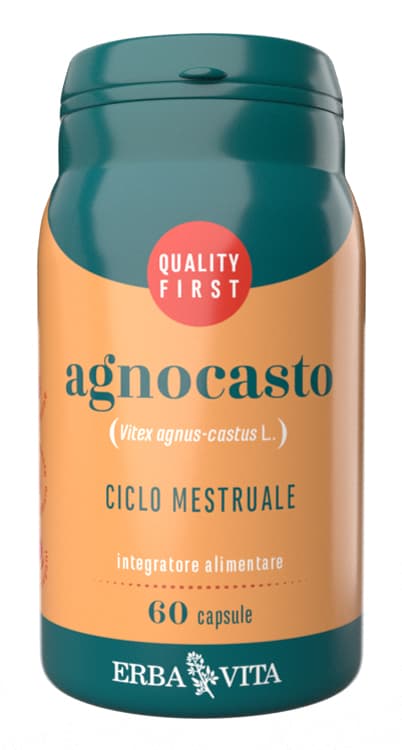 Erba Vita Agnocasto Integratore Ciclo Mestruale 60 Capsule