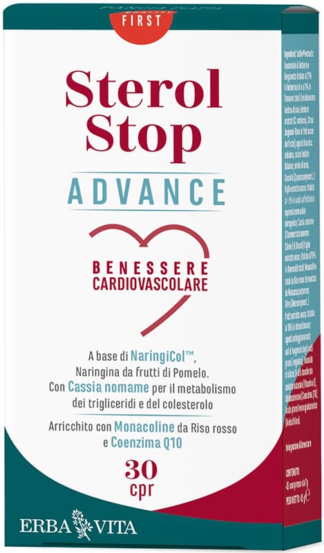 Erba Vita Sterol Stop Integratore Cardiovascolare 30 Compresse