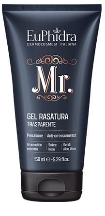 Euphidra Mr. Gel Rasatura Barba Trasparente Anti-Arrossamento 150 ml