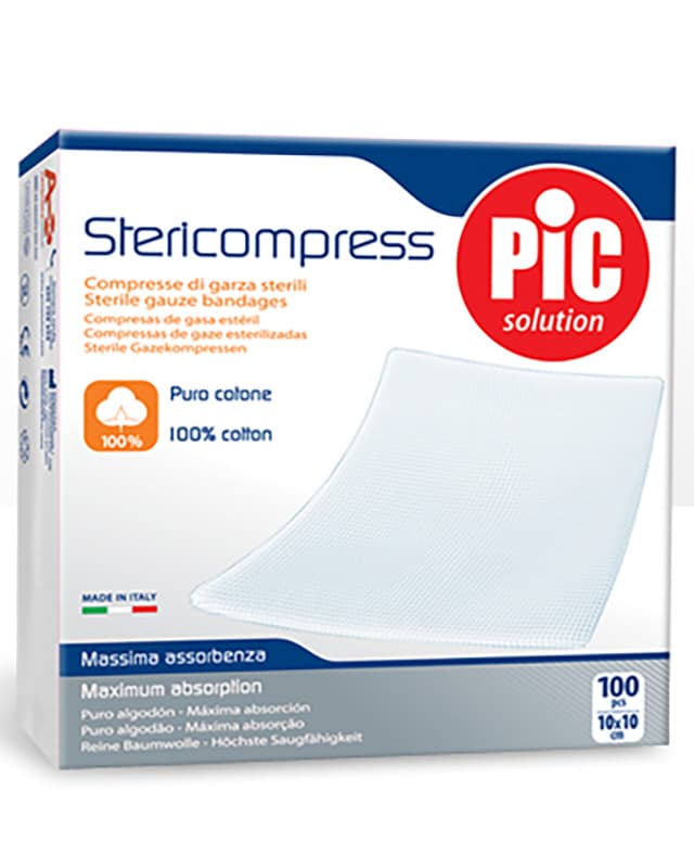 Garza con filo di bario 16 strati 10x10cm