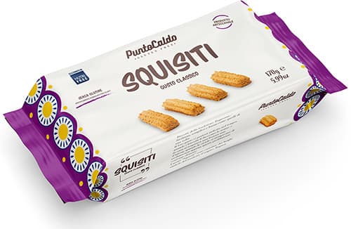 Punto Caldo Squisiti Gusto Classico Biscotti Senza Glutine 220 gr