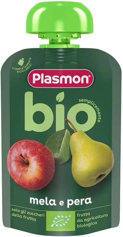 Plasmon Mela Pera Bio Pouches
