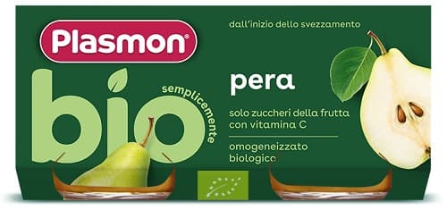 Plasmon Omog Pera Bio 2x80g