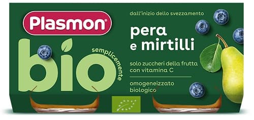 Plasmon Omog Pera Mirt Bio 2pz