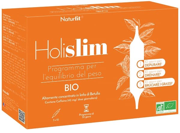 Laboratoires Ineldea Naturfit - Holislim Bio Integratore Drenante, 30 Fiale