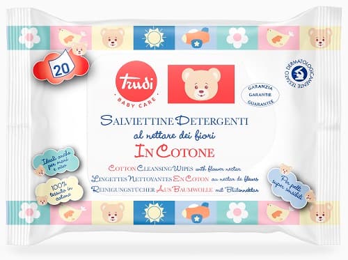 S.i.l.c. Trudi Baby Care Salviette Cotone 20 Pezzi