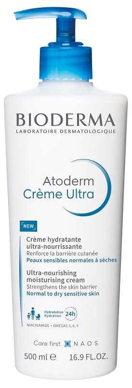 Bioderma Atoderm Crema Ultra Idratante Pelle Secca e Sensibile 500 ml