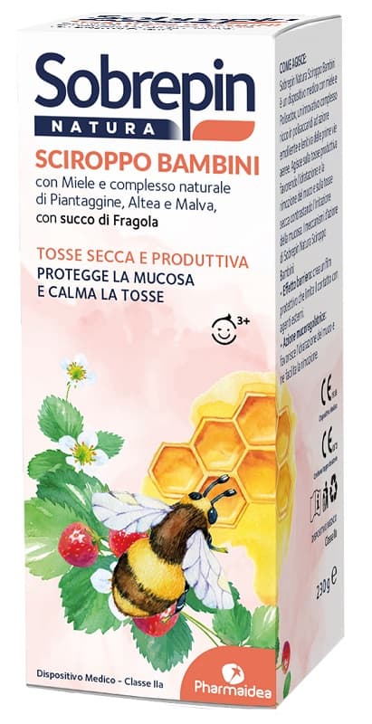 Pharmaidea Sobrepin - Natura Sciroppo Bambini per Tosse Secca, 180ml