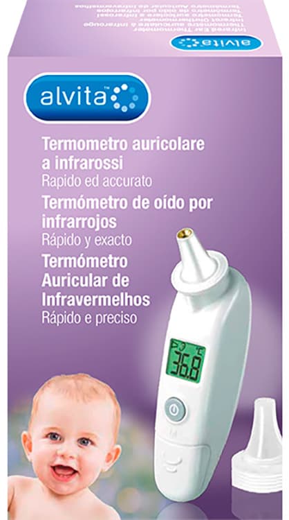 Alvita Termometro Auricolare Ad Infrarossi
