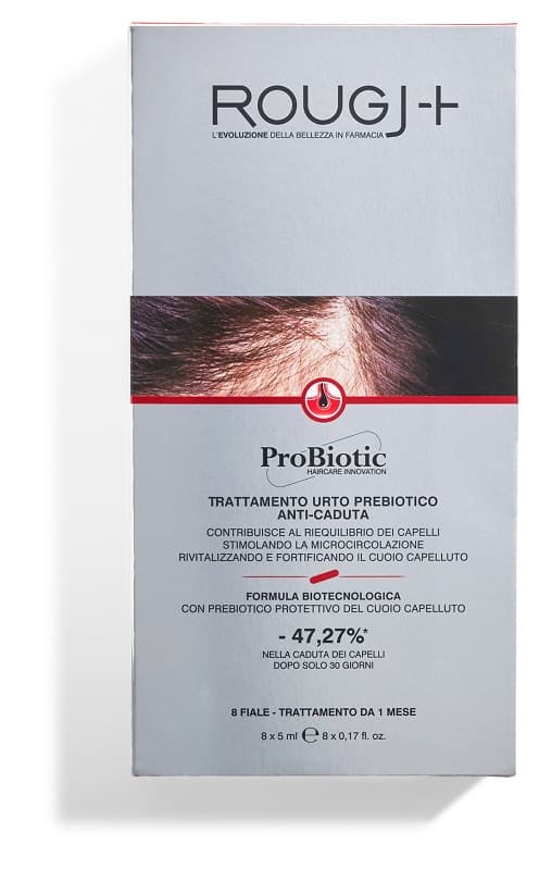 Rougj ProBiotic Anticaduta Trattamento Per Capelli 8 Fiale da 5 ml