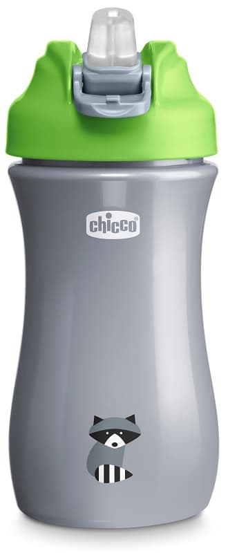 Chicco Pop Up Tazza per Bambini 2+ anni colore Verde, 350ml