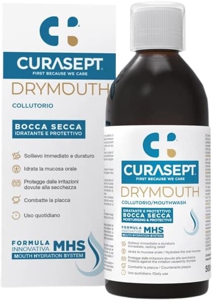 Curasept Drymouth Collutorio Protettivo Bocca Secca 500ml