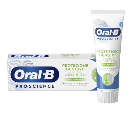 Oral-b Protezione Gengive e Scudo Antibatterico Sbiancante 75 ml