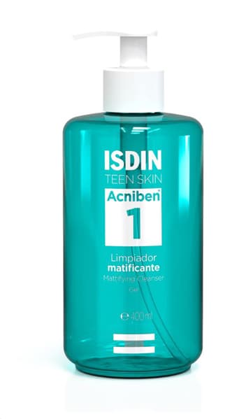 Isdin Acniben Mattifying Cleanser Gel Detergente Viso Pelle Grassa 400 ml