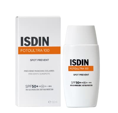 ISDIN FotoUltra 100 Spot Prevent Color SPF50+ Protezione Solare Colorata, 50ml