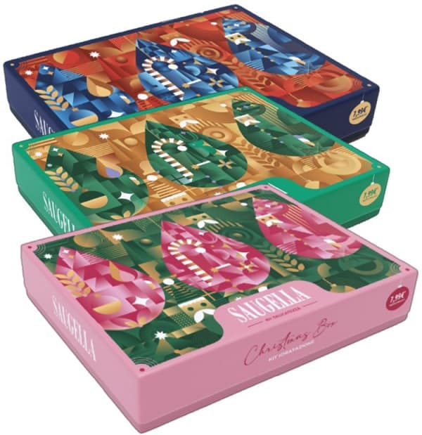 Saugella Christmas Box Dermoliquido 100 Ml + Intimo&Corpo 100 Ml + Flacone 100 Ml