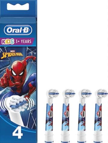 Oral-B Power Refill Spiderman 4 Pezzi