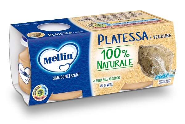 Mellin omogeneizzato platessa 4x80g