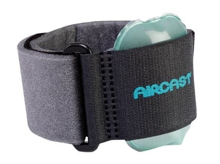 Aircast Armband Bracciale Pneumatico per Epicondilite Nero