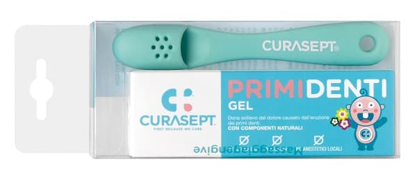 Curasept Kit Gel Primi Denti 20 Ml + Massaggiagengive