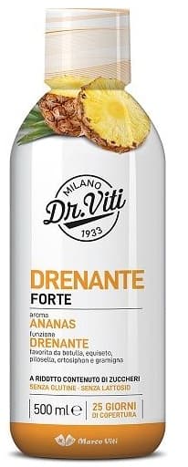 Dr Viti Drenante Forte Ananas 500 Ml Senza Zuccheri