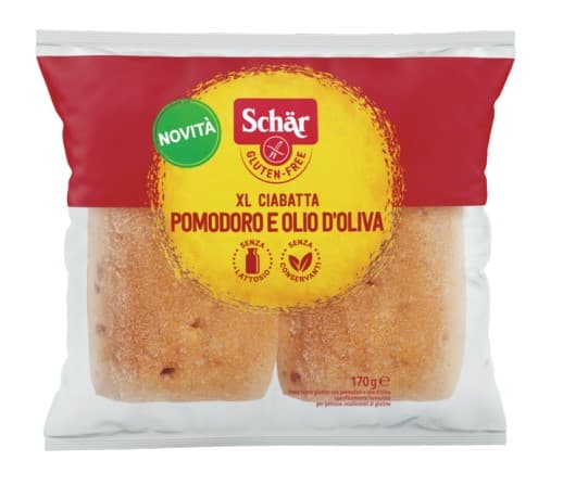 Schar Xl Ciabatta Pomodori E Olio D'oliva 2 Pezzi X 85 G