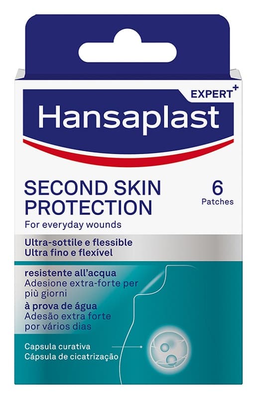 Hansaplast Second Skin Protection Cerotti Ultra-Sottili e Protettivi 6 pezzi