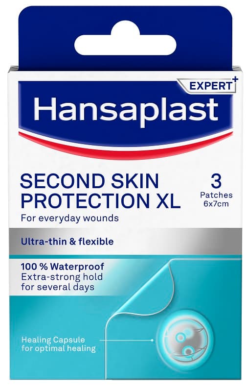 Hansaplast Second Skin Protection Cerotti XL Ultra-Sottili e Protettivi 3 Cerotti