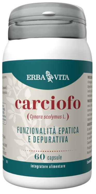 Erba Vita Carciofo Integratore Epatico 60 Capsule